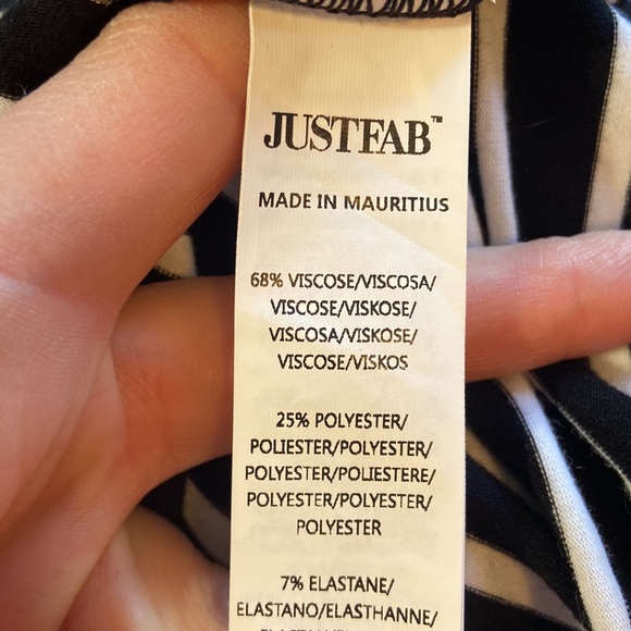 JustFab Black & White dress - Picture 5 of 5